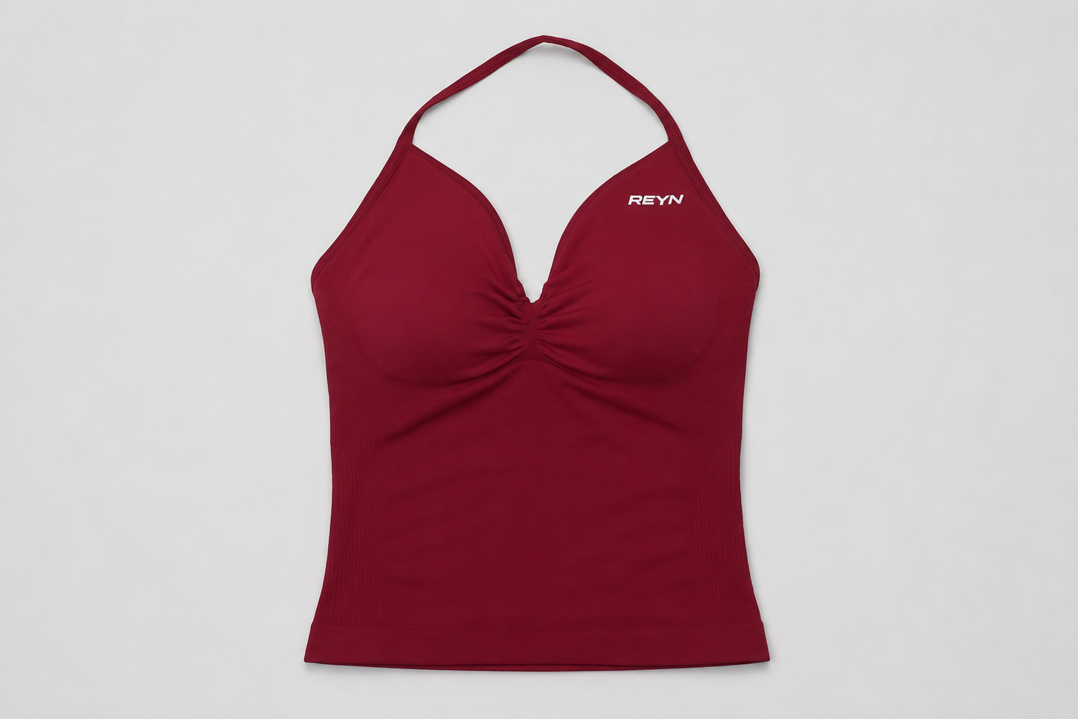 Scrunch-Seam Shorts & Halter Top Set