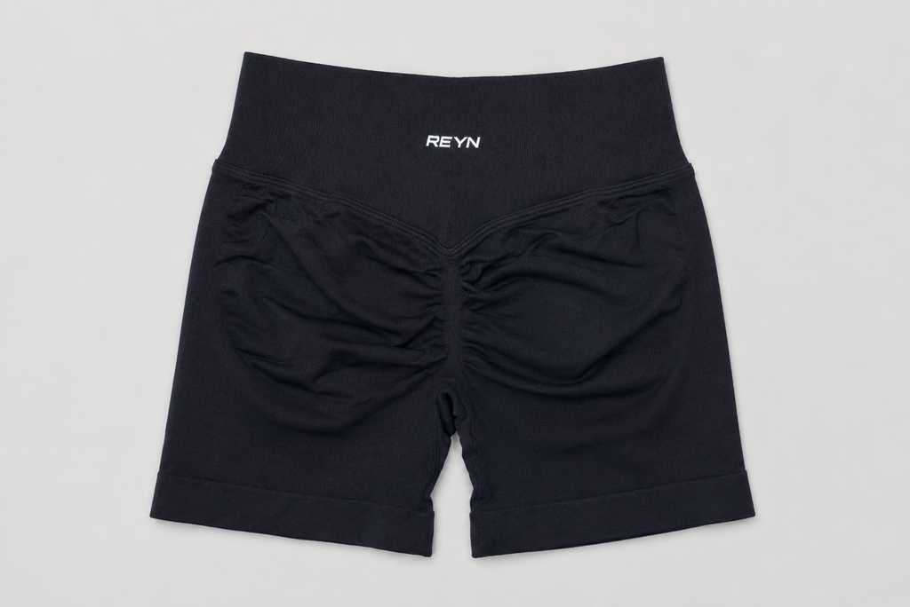 Scrunch-Seam Shorts & Halter Top Set