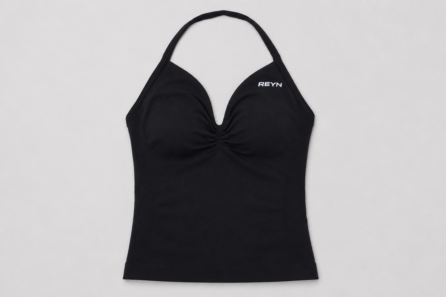 Scrunch-Seam Shorts & Halter Top Set