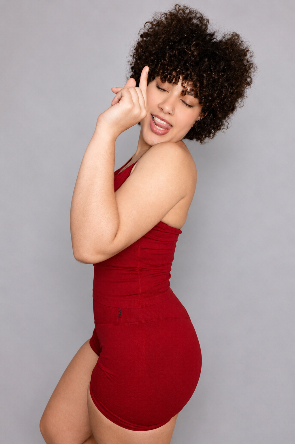 Scrunch Shorts and Halter top