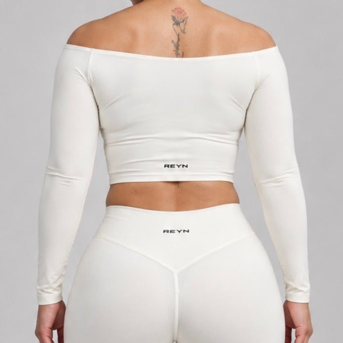 Off-Shoulder Long Sleeve Top