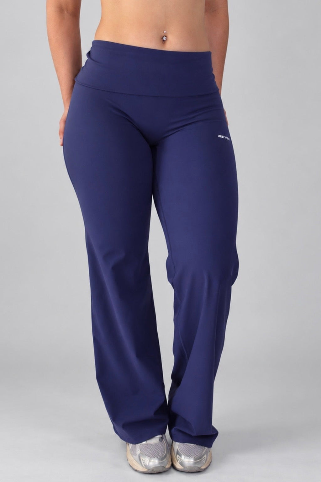 Fold Over Wide Leg Pants