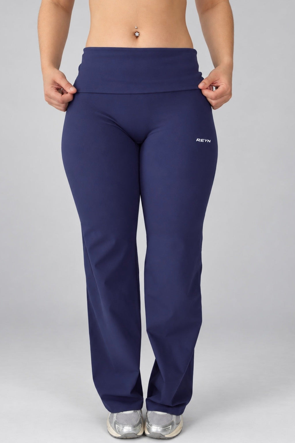 Fold Over Wide Leg Pants