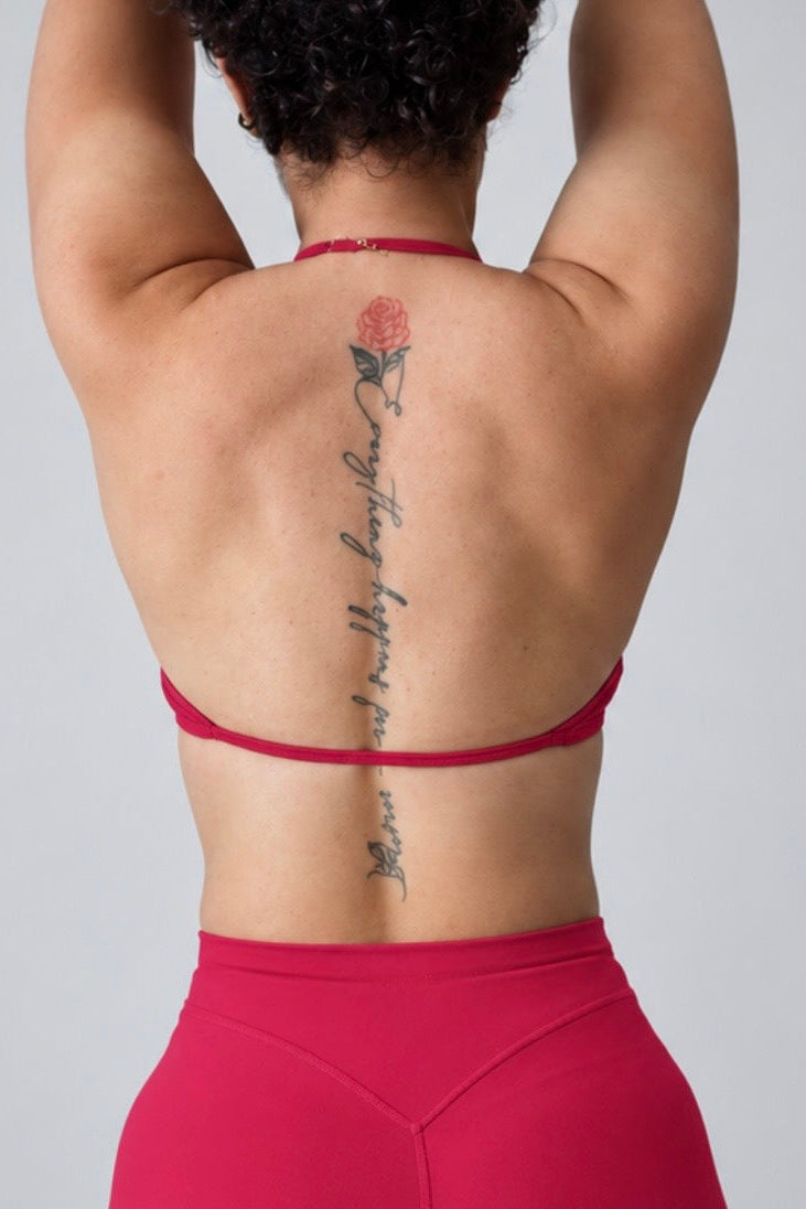 Adjustable Shoulder Strap Yoga Bra